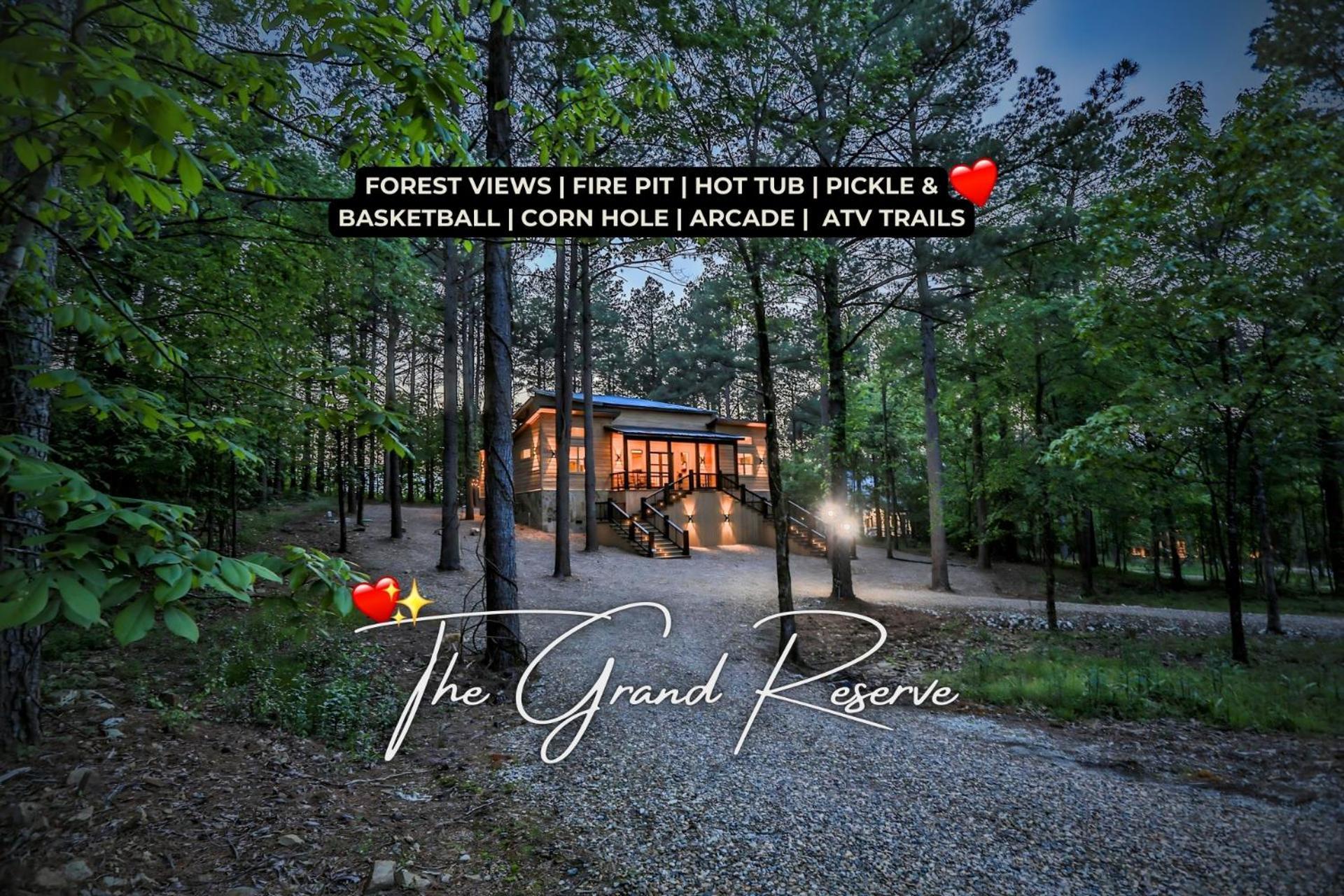 Lux,Hot Tub,Atv,Hiking,Pickleball,Firepit,Arcade Broken Bow Exterior foto