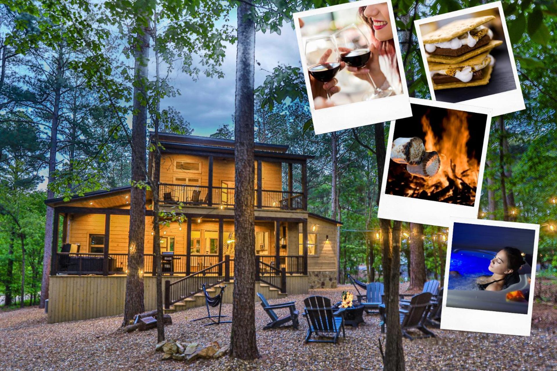 Lux,Hot Tub,Atv,Hiking,Pickleball,Firepit,Arcade Broken Bow Exterior foto
