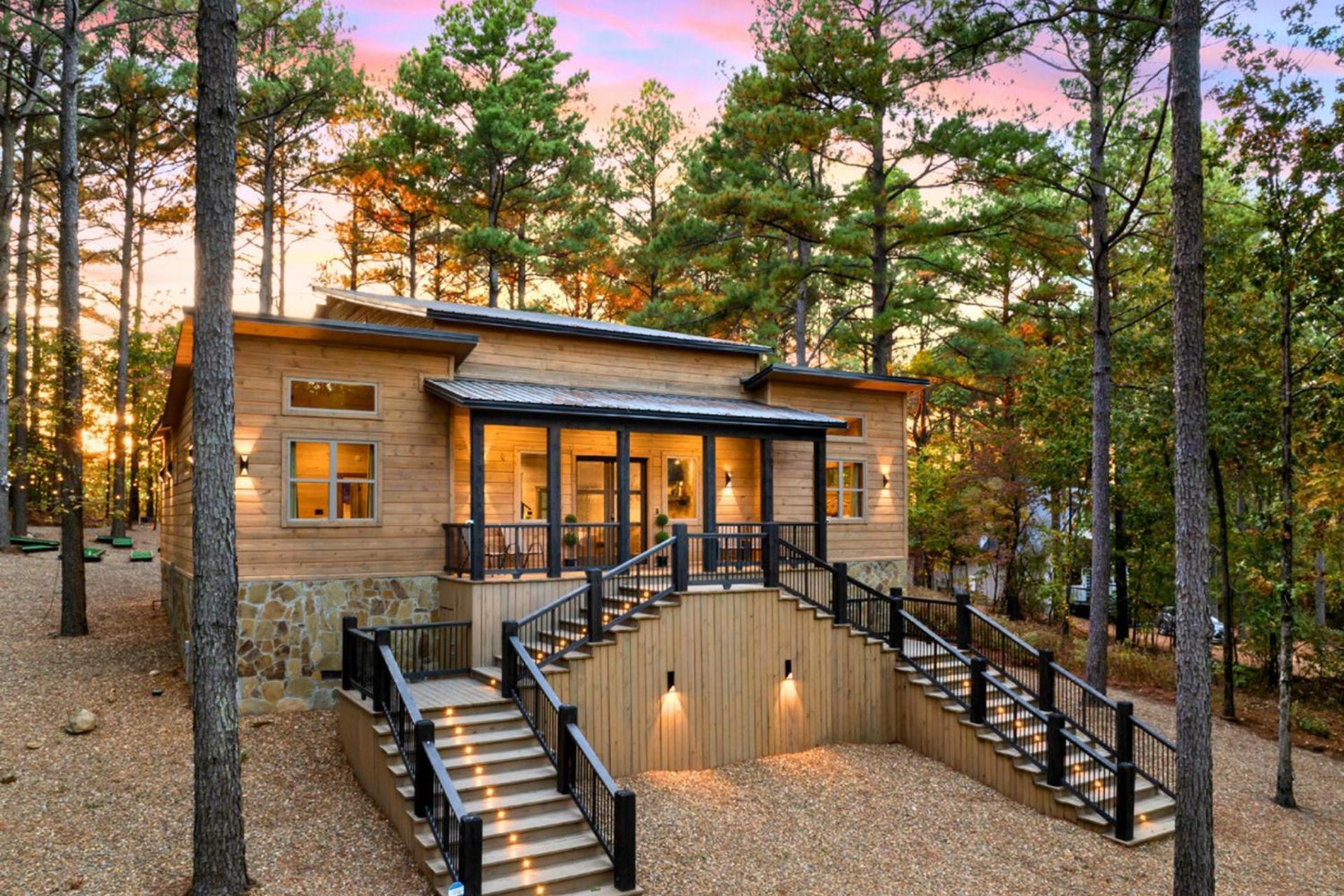 Lux,Hot Tub,Atv,Hiking,Pickleball,Firepit,Arcade Broken Bow Exterior foto