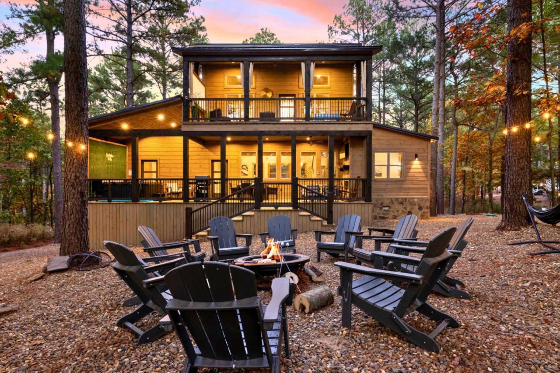 Lux,Hot Tub,Atv,Hiking,Pickleball,Firepit,Arcade Broken Bow Exterior foto