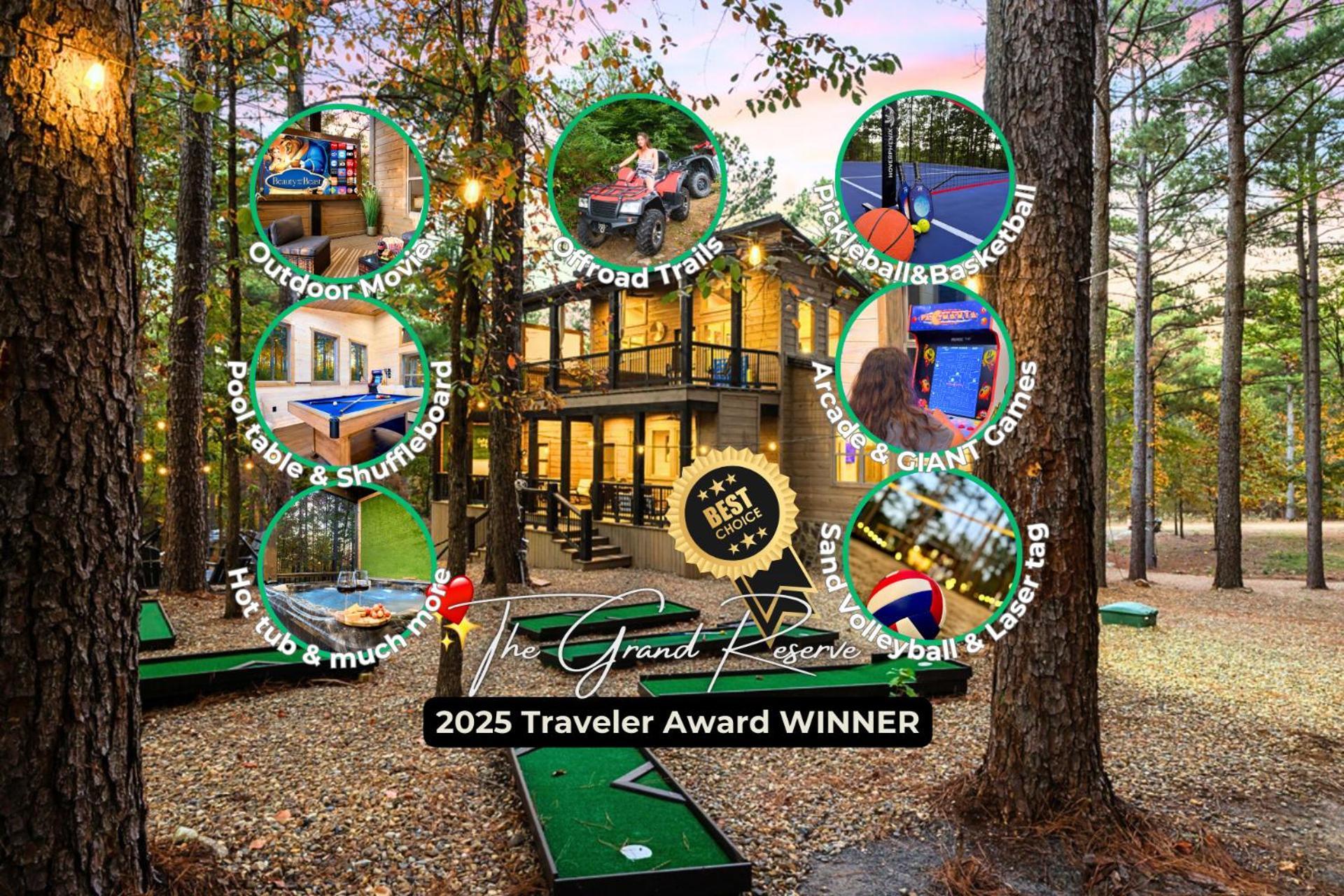 Lux,Hot Tub,Atv,Hiking,Pickleball,Firepit,Arcade Broken Bow Exterior foto